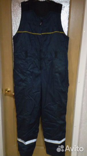 Комбинезон защитный рабочий теплый и рукавицы рабо