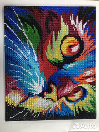 Алмазная мозаика готовая работа