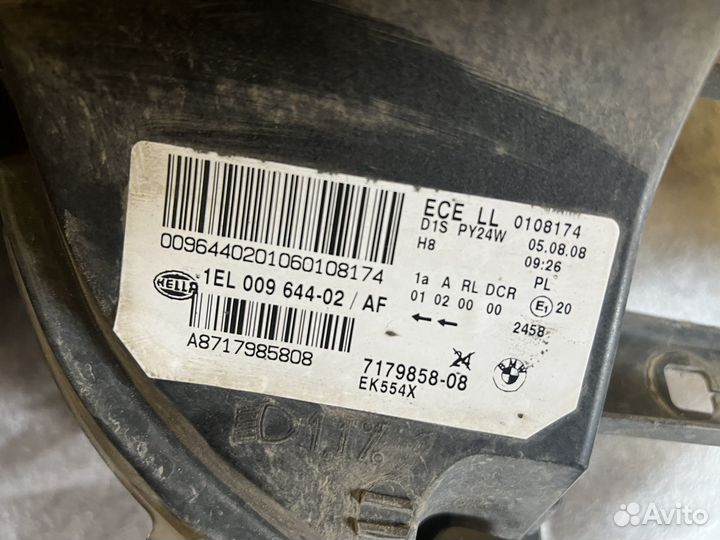 Фары bmw x6 e71 2008 год