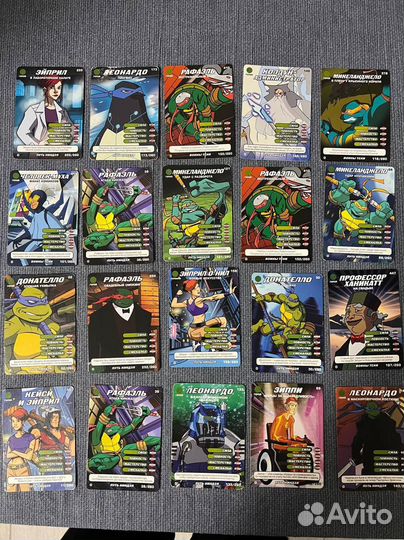 Коллекционные карты черепашки-ниндзя