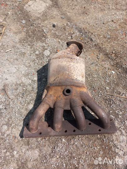 Катализатор в сборе на priora