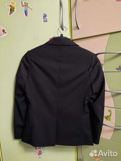 Пиджак чёрный 128