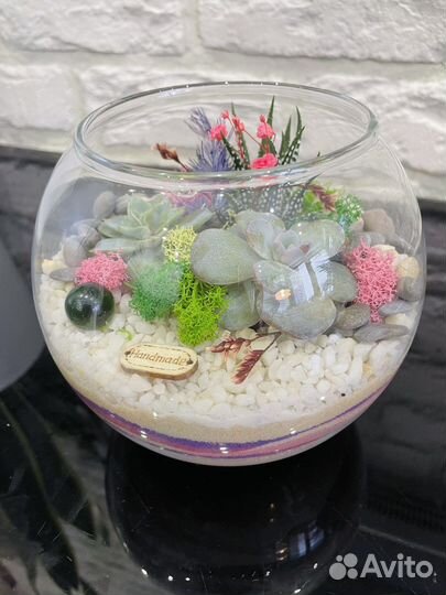 Флорариум на день рождения,День матери, Новый год