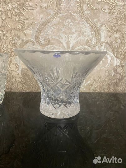 Ваза хрусталь