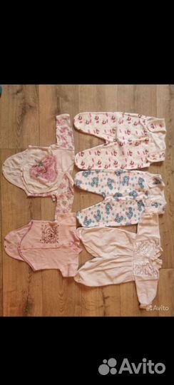 Пакет одежды для девочки 56, 62,68