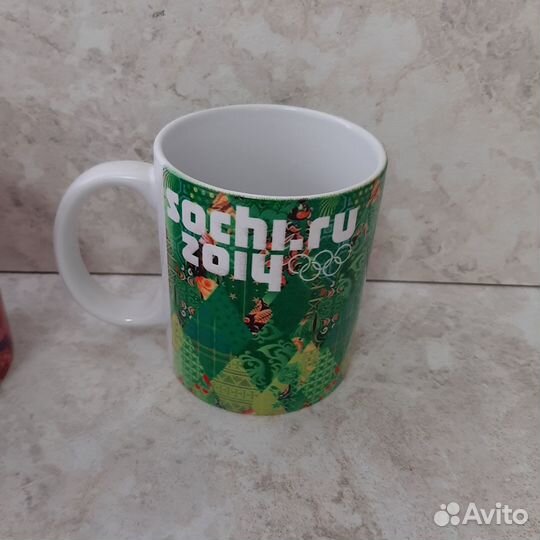 Кружки с символикой олимпиады Сочи 2014г