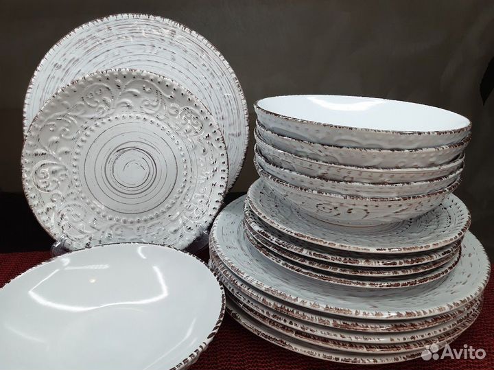 Тарелки Энже Daniks: обеденные, суповые, десертные