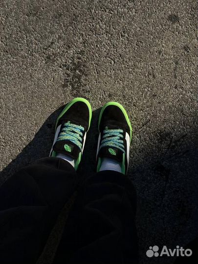 Vans Knu skool pop outsole green