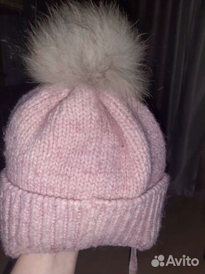 Шапка детская для девочки зимняя