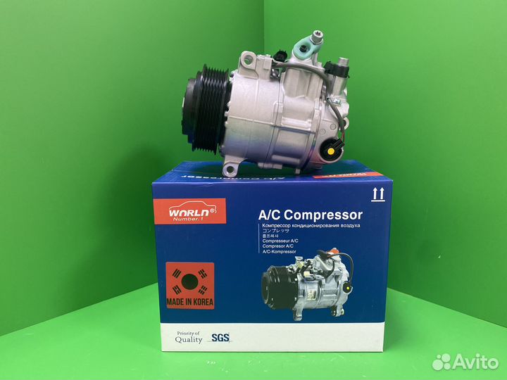 Компрессор кондиционера Mercedes C-class W204 1.8