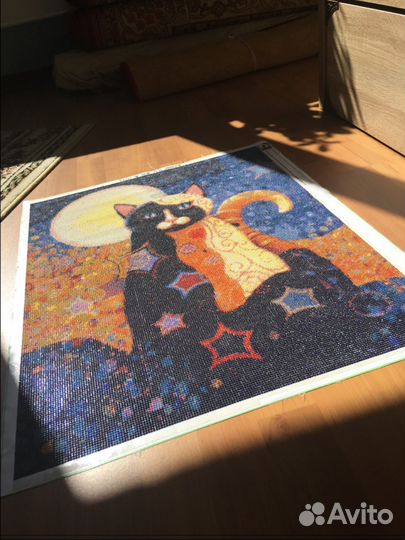 Картина в технике алмазная мозаика