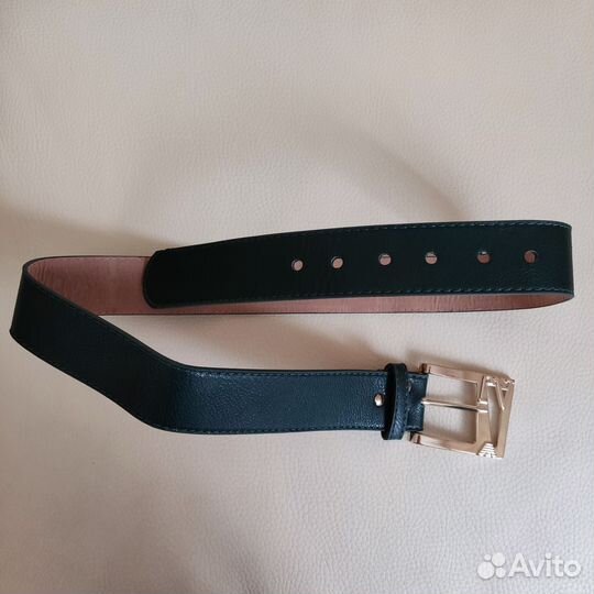 Ремень женский тёмно-зелёный