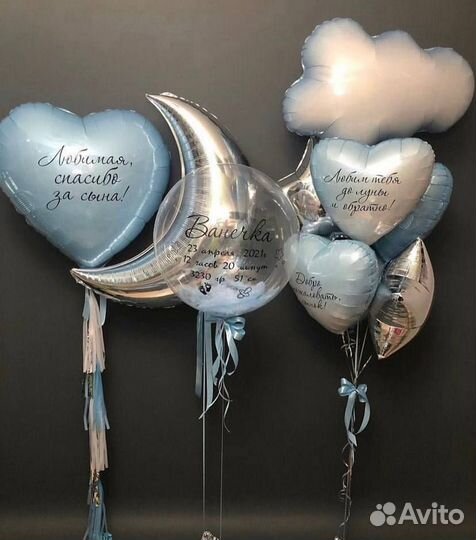 Шары с гелием надувные Воздушные Долгопрудный