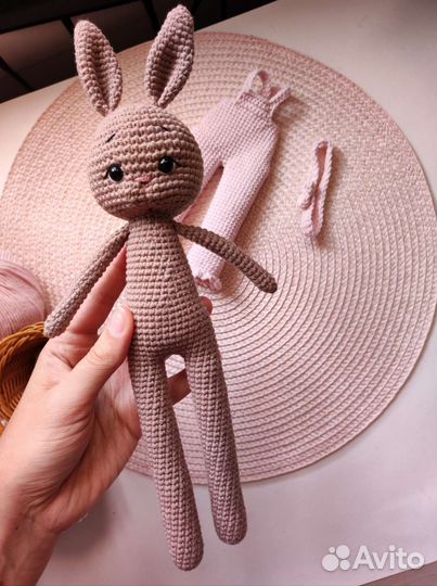 Мягкая игрушка заяц