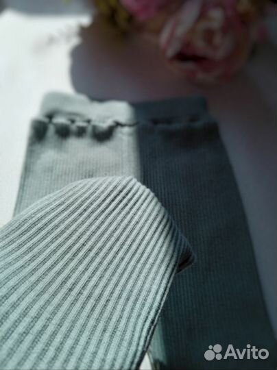 Леггинсы в рубчик для девочки 80,90,100 новые