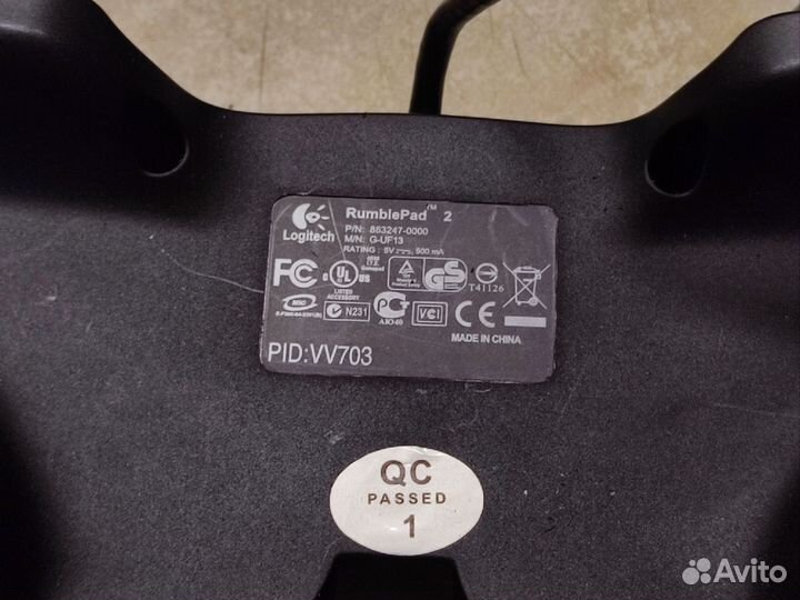 Джойстик для компьютера logitech