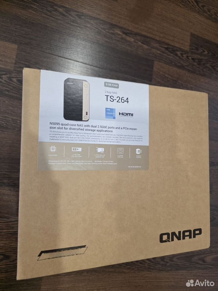 Сервер новый в упаковке TS-264-8G NAS, Санкт-Петербург
