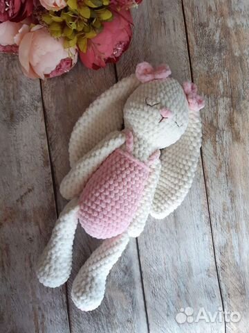 Плюшевые вязаные игрушки