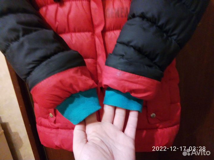 Пуховик Зимний для Девочки, размер 104