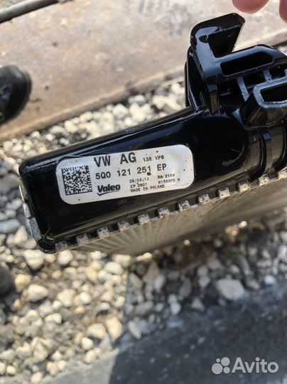 Радиатор Шкода Октавия а 7 5Q0121251EP