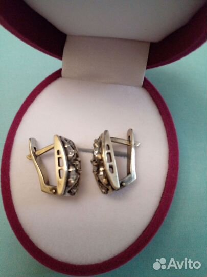 Серьги серебро 925
