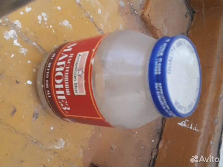 Ретро банка майонез америка