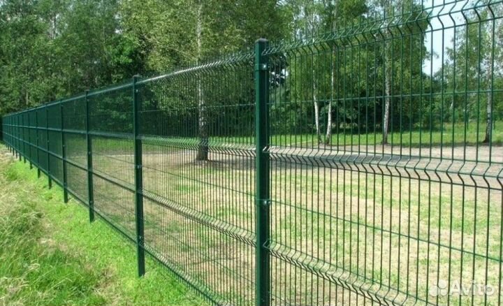 Забор из 3D сетки,калитки быстро