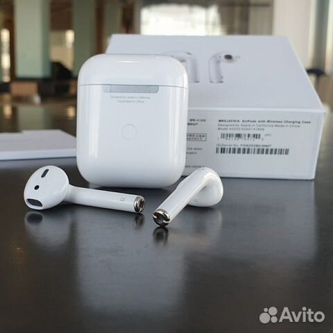 AirPods 2 (Аирподс) с беспроводной зарядкой