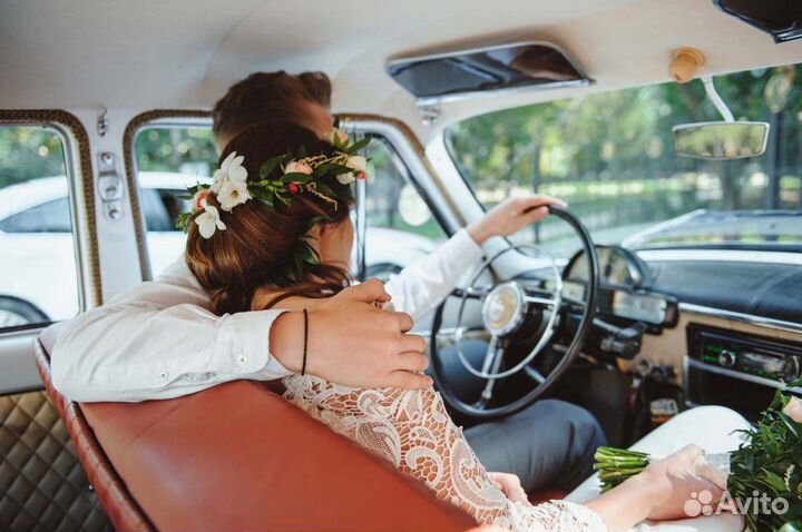 Ретро авто газ-21 Волга на свадьбу, фотосессии
