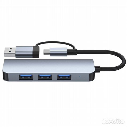 USB HUB разветвитель 4В1 mivo