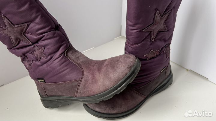 Сапоги осень/весна ecco на девочку 34