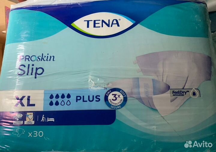 Подгузники для взрослых xl Тена plus XL (4)