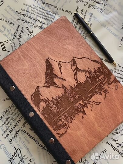 Деревянные ежедневники для маркетплейсов