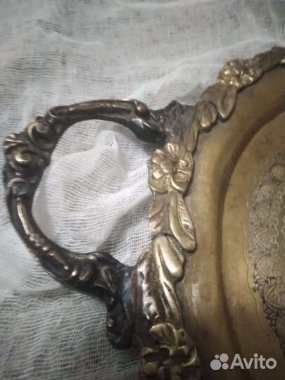 Поднос Медный