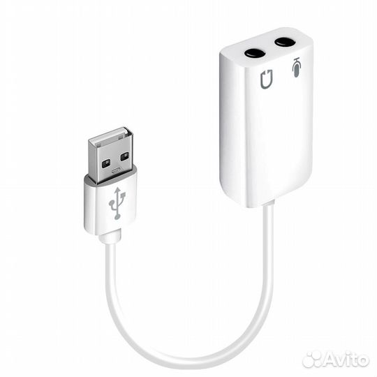 Внешняя звуковая карта USB - Jack 3.5mm