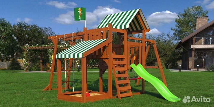 Детская игровая площадка уличная Савушка