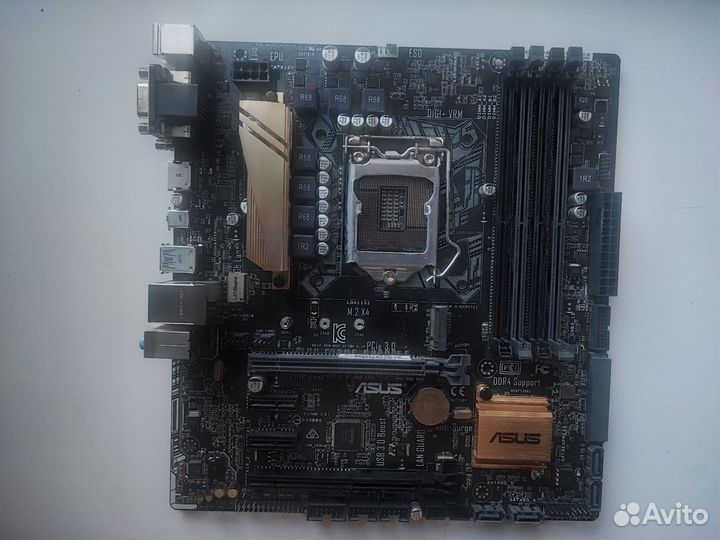 Материнская плата Asus h170m-plus