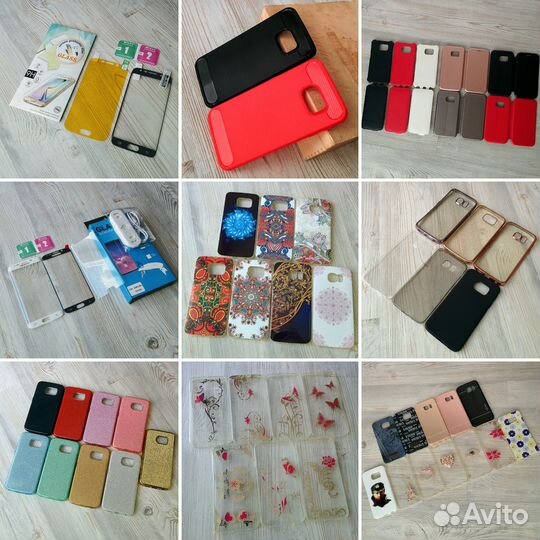 На samsung s6 edge чехол стекло пленка поклейка