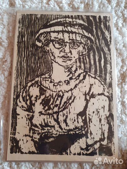 Картина Mona Ruth линогравюра Графика Коллекция