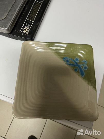 Тарелка квадратная меламиновая