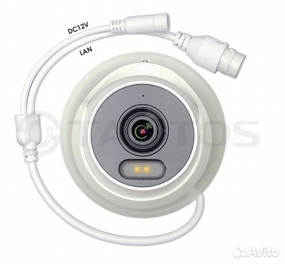 Купольная видеокамера tantos TSi-Ee50FPN