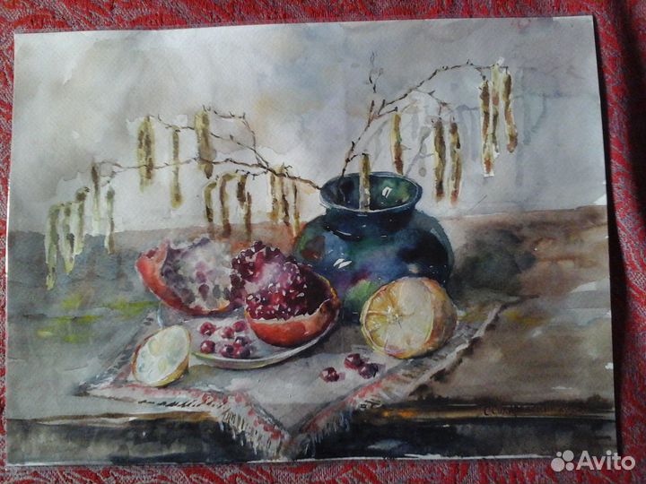 Картина акварель