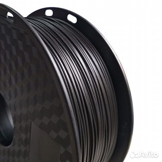 PBT CF-5 пластик Wan plast черный 1.75 мм 1 кг