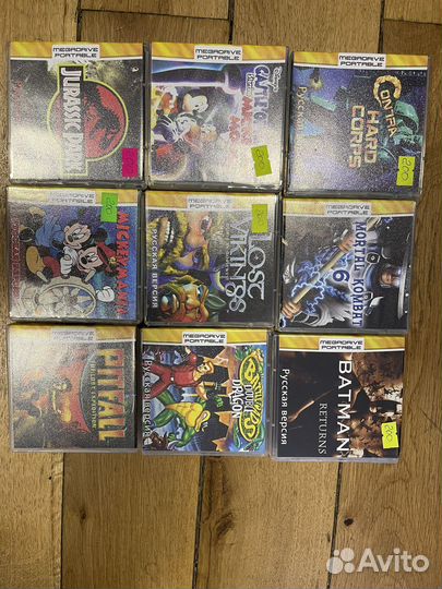 Катриджи на Megadrive Portable