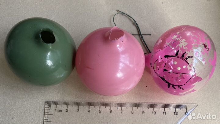 Ёлочные игрушки СССР реставрация