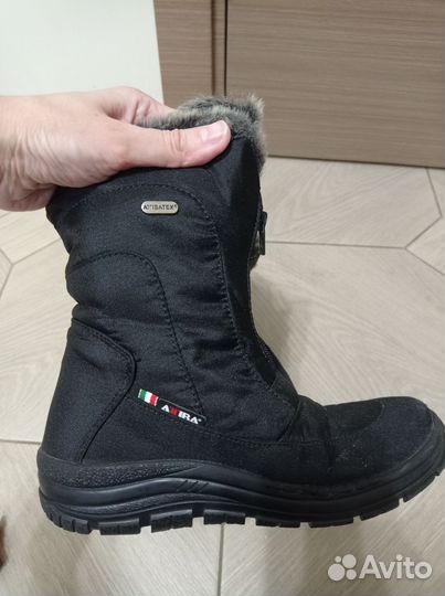 Мембранные сапожки с мехом 36