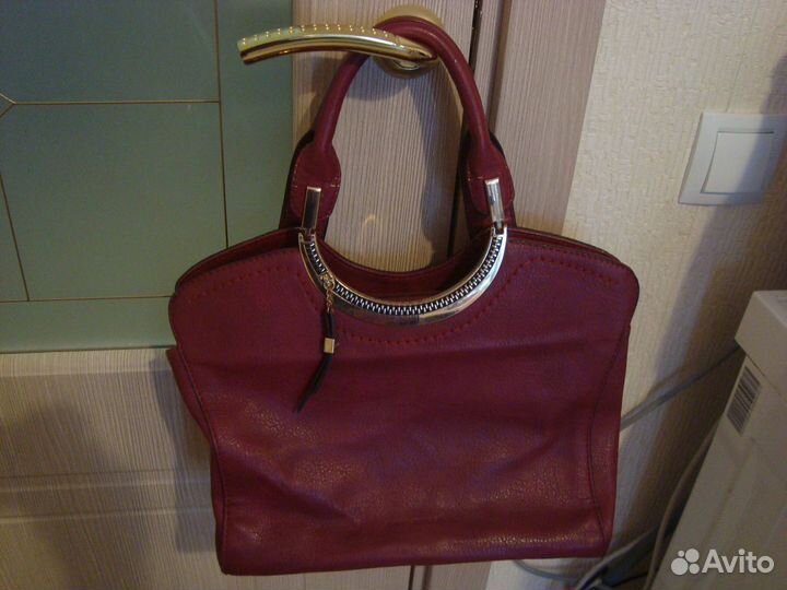 Сумка босоножки 36 кожа, сумка бордо