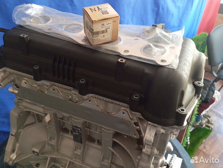 Двигатель новый (мотор) на Hyundai Solaris 1.6