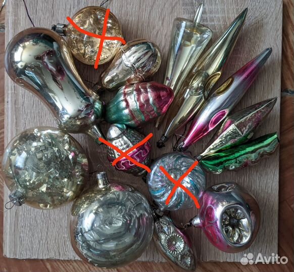 Игрушки на ёлку СССР