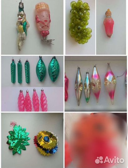 Елочные игрушки СССР